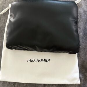 Fara Homidi Black Leather Pouch
